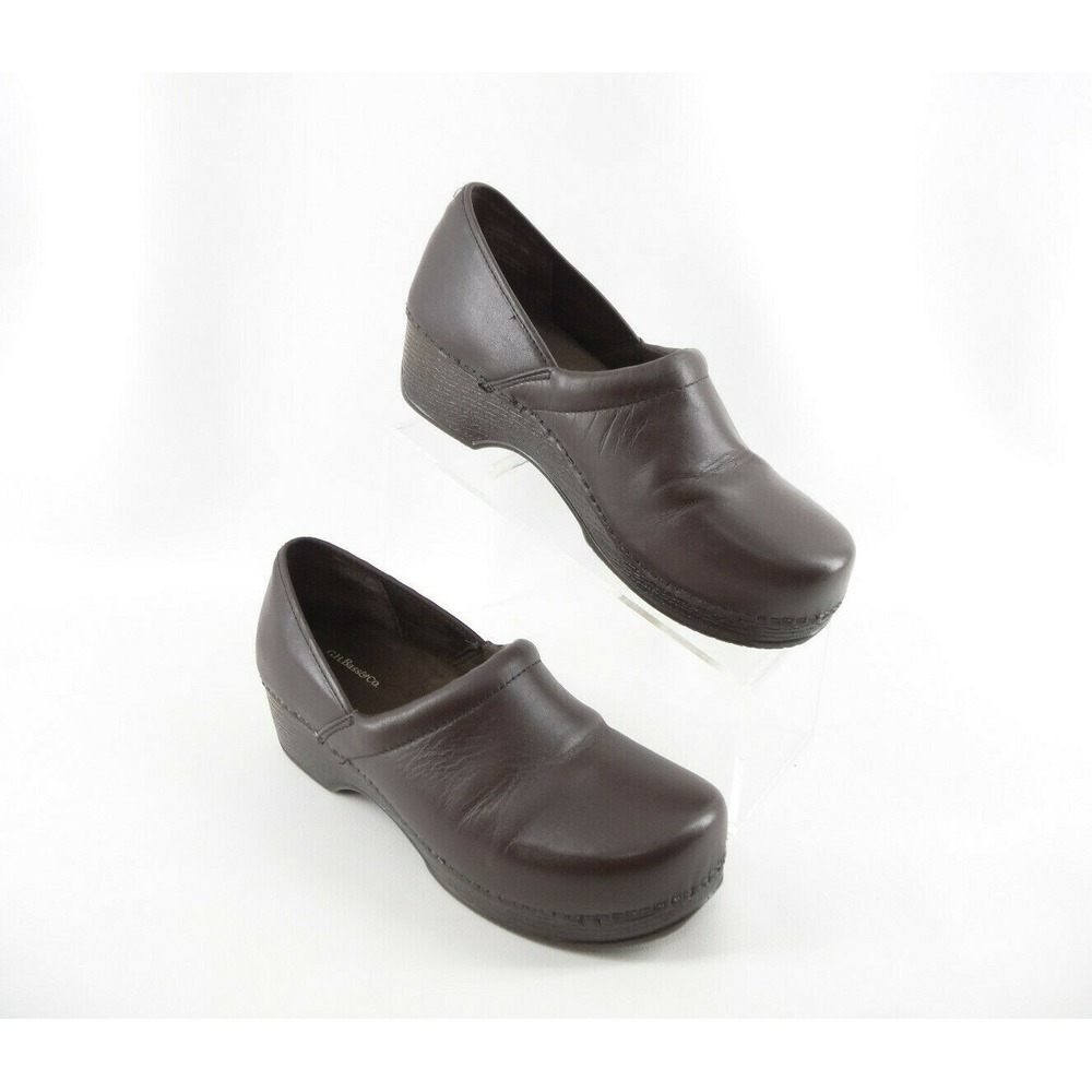 G.H Bass & Co. Bass Melinda II Brown Clogs Cushion Step Shoe Size 10M